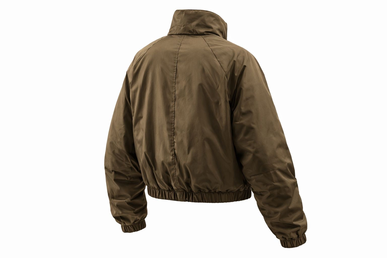 VESTE COURTE À COL MONTANT