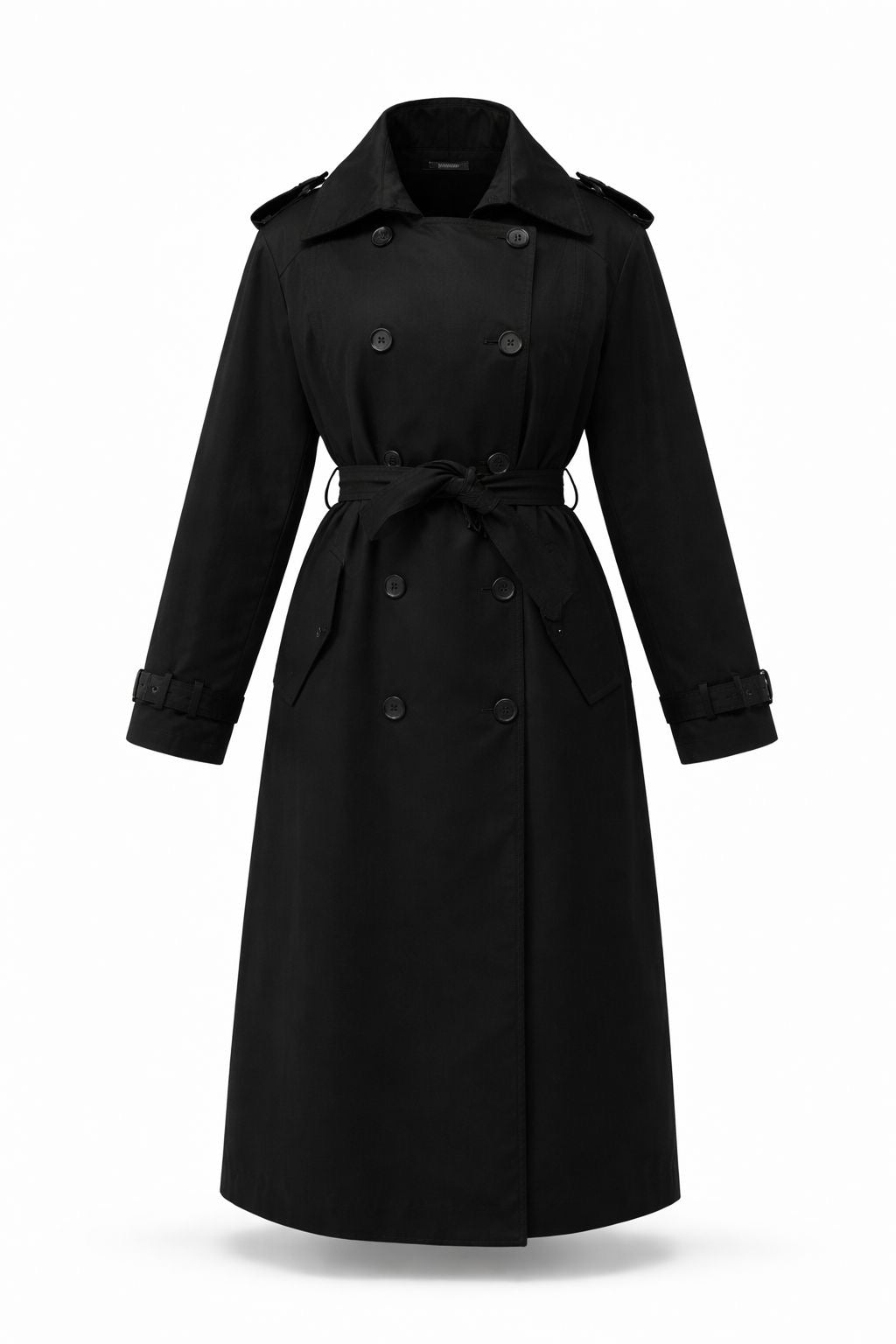 TRENCH LONG CROISÉ CEINTUR